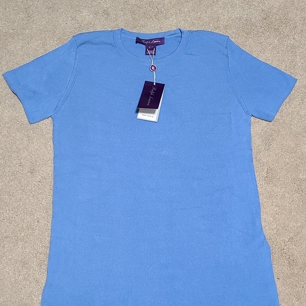 Ralph Lauren Purple Label Ribbed Top